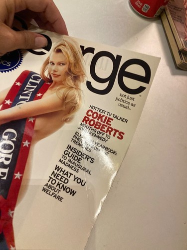 George Magazine | January 1997 | Claudia Schiffer | The Year in Politics - Picture 3 of 13