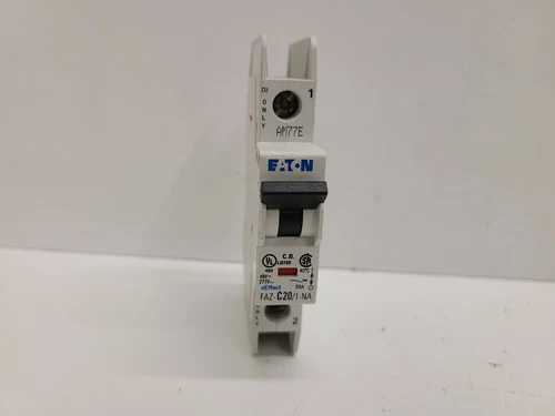 GUARANTEED! EATON 20A 1 POLE CIRCUIT BREAKER FAZ-C20/1-NA