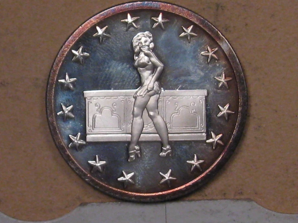 Billy Buck 1 Oncia Troy .999 Argento SSM Rotondo Monica/Res. Scrivania #24 - Immagine 4 di 4