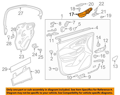 Buick GM OEM Left-Armrest 23388957 | eBay
