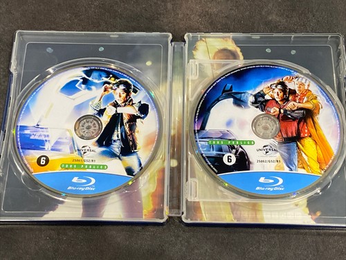RETOUR VERS LE FUTUR LA TRILOGIE BLURAY STEELBOOK R ZEMECKIS MJ FOX FRANCE - Picture 4 of 5