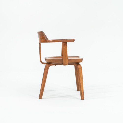 1951 Bauhaus W199 Dining Arm Chair by Walter Gropius and Ben Thompson for Thonet - Picture 10 of 12