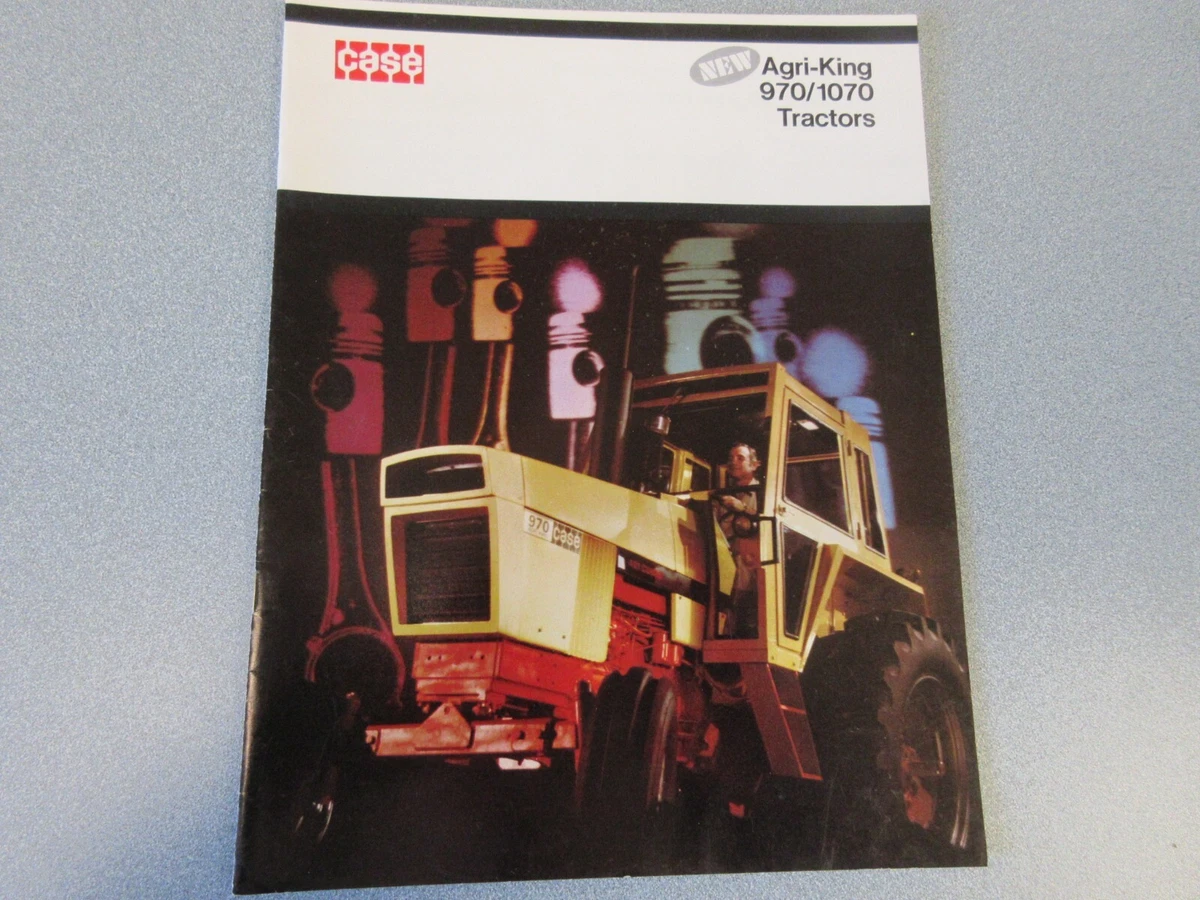 Case 970 1070 Farm Tractor Sales Brochure 20 Pages