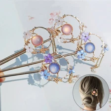 Hot Metal Hair Sticks Chinese Style Hair Pin Clip Chopstick Bridal Wedding Gifts