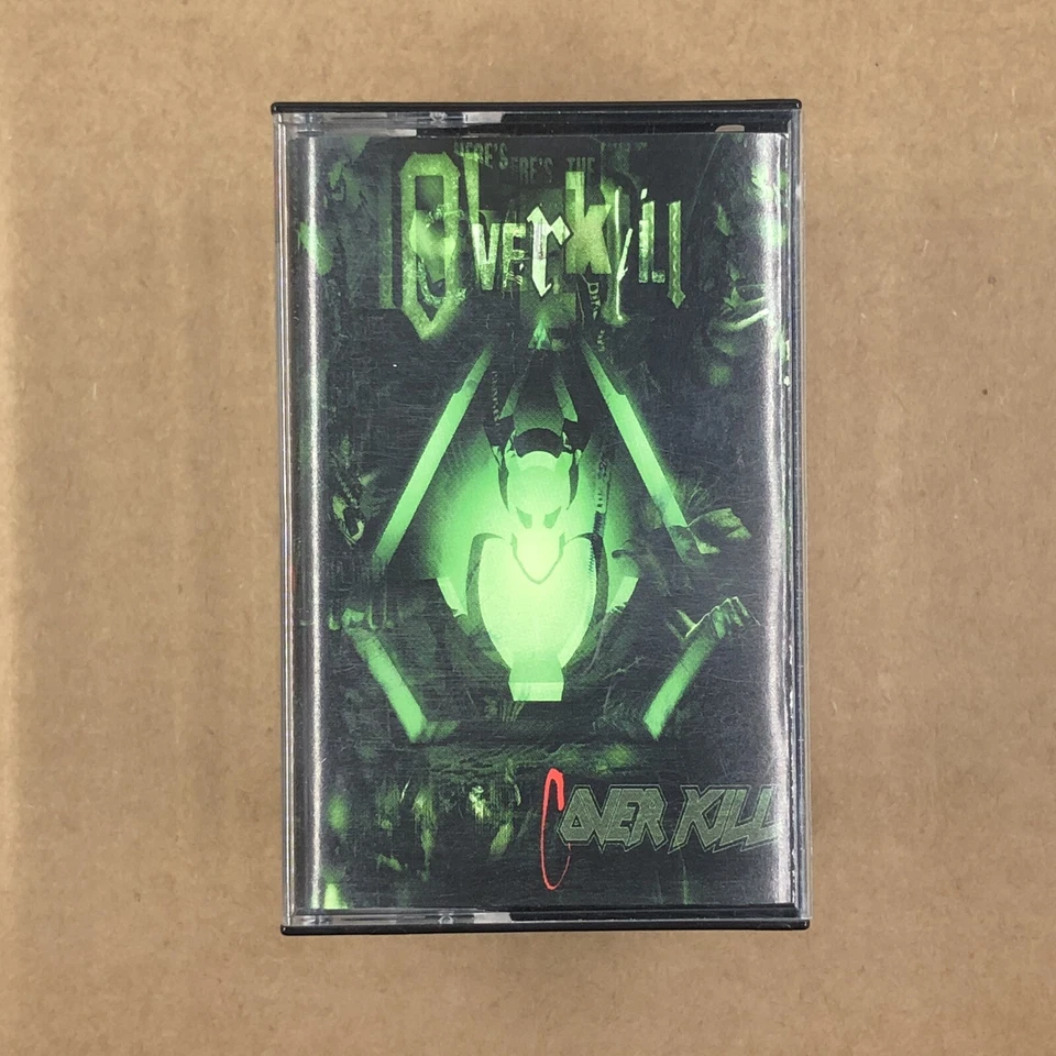 OVERKILL Cassette Tape 90s Metal Thrash COVERKILL METALLICA SABBATH RARE FIND! - Image 2 of 4