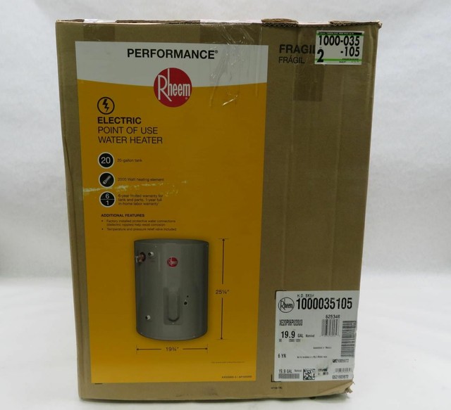Rheem XE20P06PU20U0 Electric Point of Use Water Heater for sale online