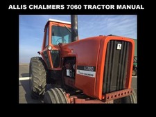 ALLIS CHALMERS AC 7060 TRACTOR & IMPLEMENT MANUALs w/ Maintenance & Operations 