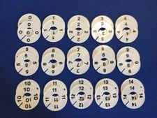 CLOTHING SIZE DIVIDERS-WOMENS 0,1,2,3.4.5.6.7.8.9.10.11.12.13.14 **2 EACH SIZE**