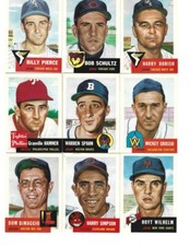 1991 Topps Archives the 1953 series 1-200 Complete Your Set!! BUY 2 GET 1 FREE