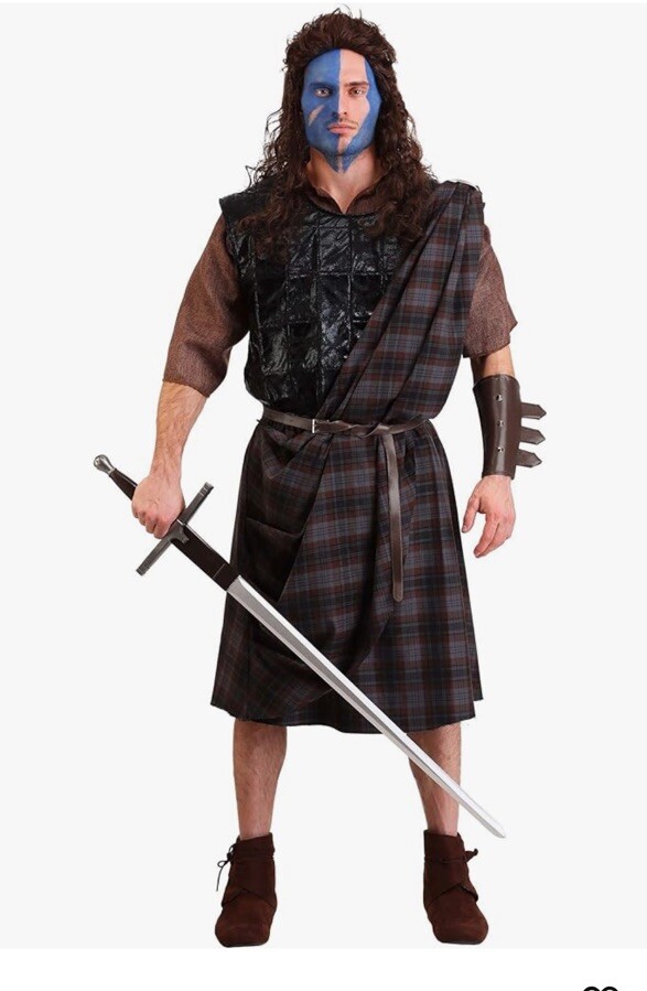Générique Kilt Écossais Traditionnel Pour Homme Costume Pour Le Carnaval De Kilt Écossais Kilt D'Écossais - Multicolore - Tartan Irlandais Kilt Écossais Traditionnel Costume Carnaval Homme S-4XL