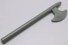 Lego 2x Castle Light Gray Halberd Pike Minifig Weapon
