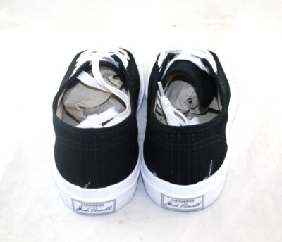 CONVERSE JACK PURCELL CLASSIC CANVAS SHOE 1Q699 BLACK MEN SIZE