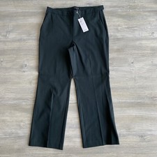 New With Tags Eileen Fisher Organic Cotton Stretch Twill Green Pants Women s 10