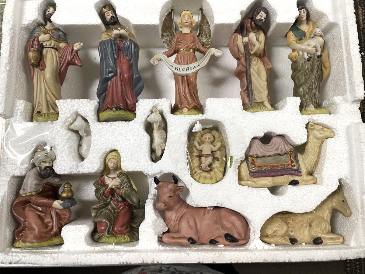PORCELAIN 13PCS NATIVITY SET NO. 2016 IN BOX (FC113-TOP-Q3527 | eBay