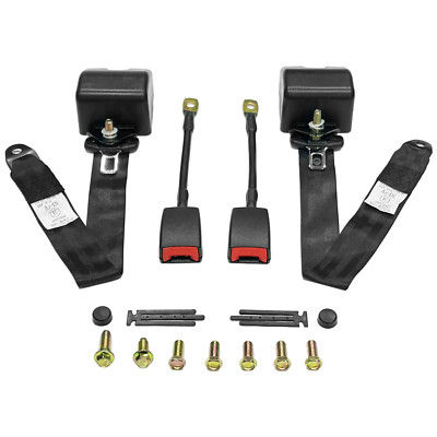 2X Genuine Nissan-Versa 3 Point Safety Adjustable Seat Belt Strap Car Vehicle