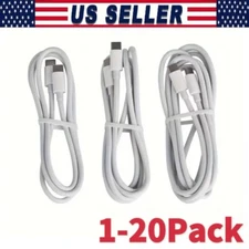 Lot USB-C to USB C Type-C Fast Charging Data SYNC Charger Cable Cord 3/6FT LONG
