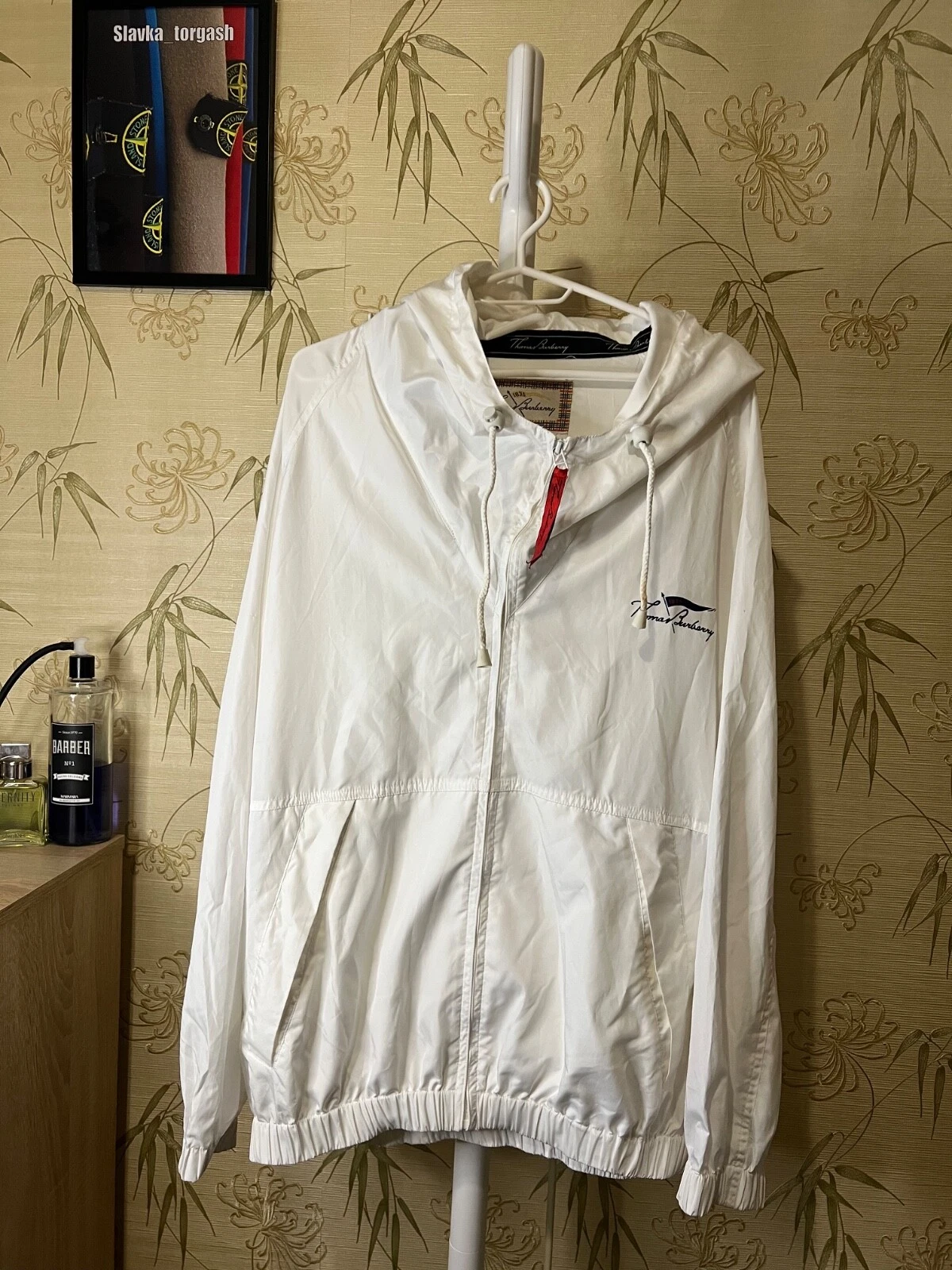 Giacca Thomas Burberry taglia L giacca a vento vintage