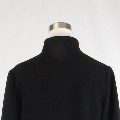Black BANANA REPUBLIC double breasted stretch 3/4 sleeve jacket 8 - Picture 8 of 8