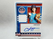 ⚾️2023 Panini USA Stars & Stripes Materials Blue Ink Auto Aidan Hayse NTDP-AH