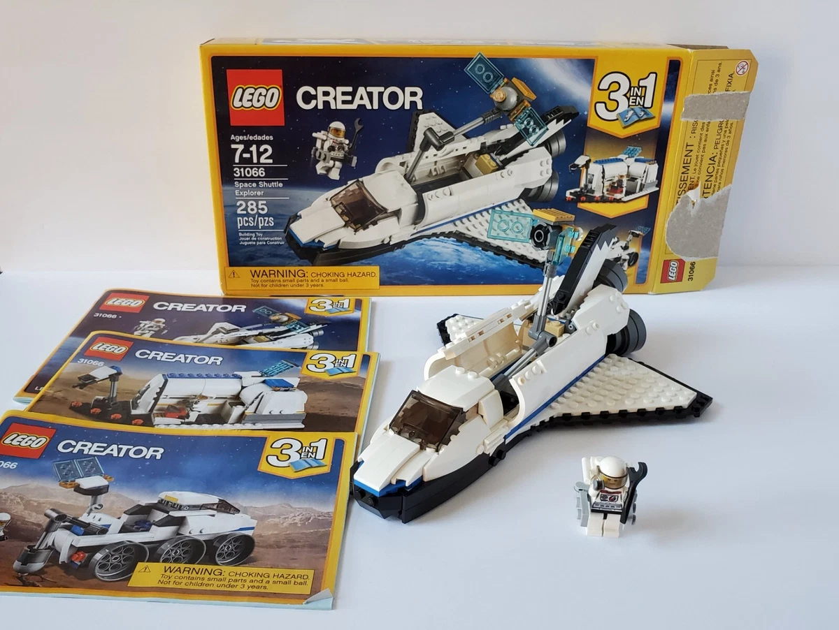 LEGO Creator 31066 Space Shuttle Explorer 100 Complete w Manuals