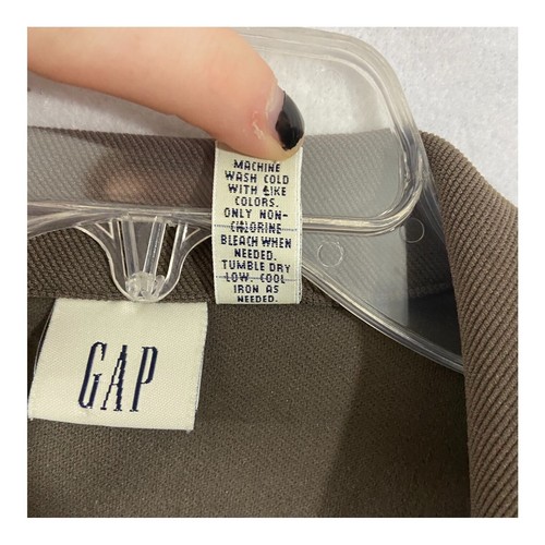 Gap Mens Long Sleeves Collared Comfort Brown Zip Lined Bomber Jacket Size XL - Picture 5 of 8