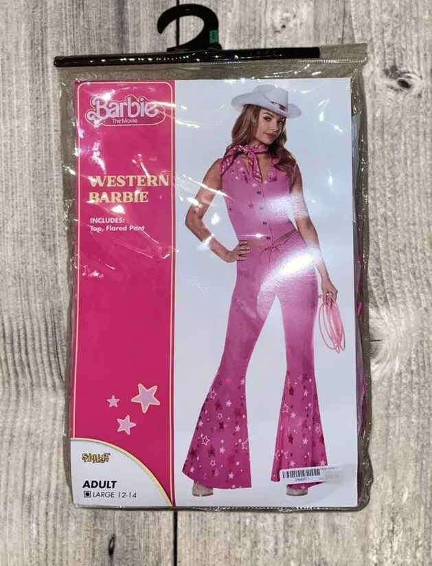 Spirit Halloween Barbie Kids' Cowboy Costume | Officially Licensed |  Cowgirl Outfit | Barbie Costume | Western Costume