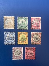 DOA 1908/19 &bdquo;Kaiserjacht&ldquo; o.Wz Satz MiNr. 22 - 29 gestempelt