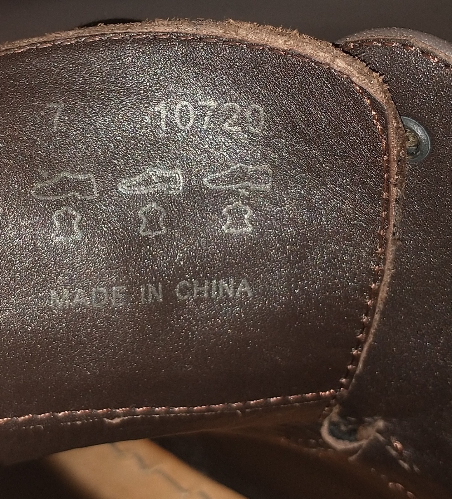 SAOLA Scarpe eleganti BOSS Hugo Boss Vero Cuoio 10720 punta da bicicletta derby marrone scuro M 7 ottime condizioni