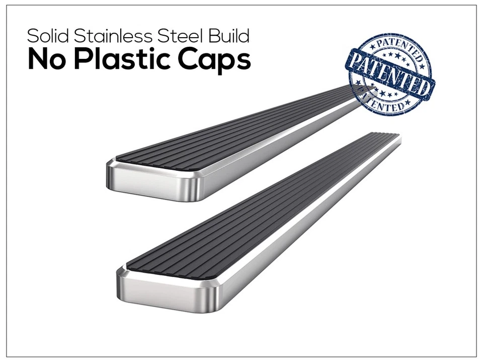 APS Stainless Steel 6in Bar Fit 01-13 Chevy Silverado GMC Sierra Crew Cab - Image 4 of 4