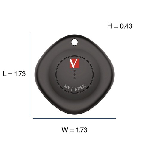Verbatim 32130 My Finder Bluetooth Tracker for Apple iOS - Black New - Picture 4 of 10