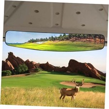 Golf cart Rear View Mirror, 16.5" Extra Wide 180 Degree Panoramic Rear View
