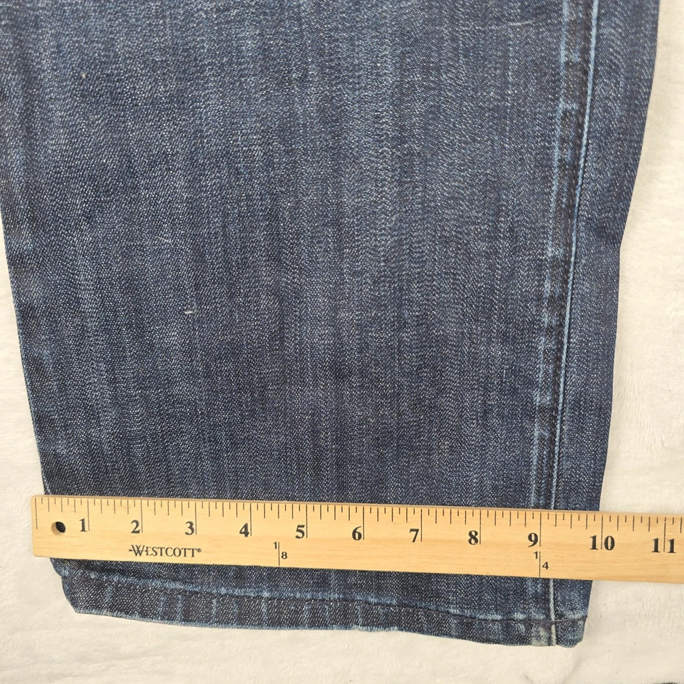 Vigoss Juniors Size 15 Jeans Embellished Pockets Dark Wash Denim Flare - Image 2 of 4