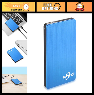 Portable 500GB External Hard Drive, USB 3.0, 2.5'' for PC & Mac - Blue