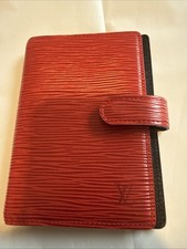 Authentic Louis Vuitton Red Epi Organizer Card Case Holder
