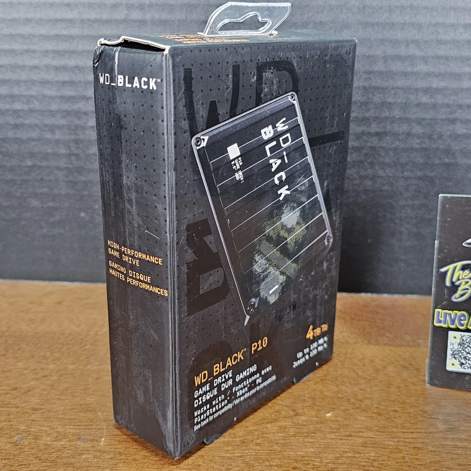 Western Digital Black P10 4TB External 2.5" Black Hard Drive - New, sealed - Image 4 of 4