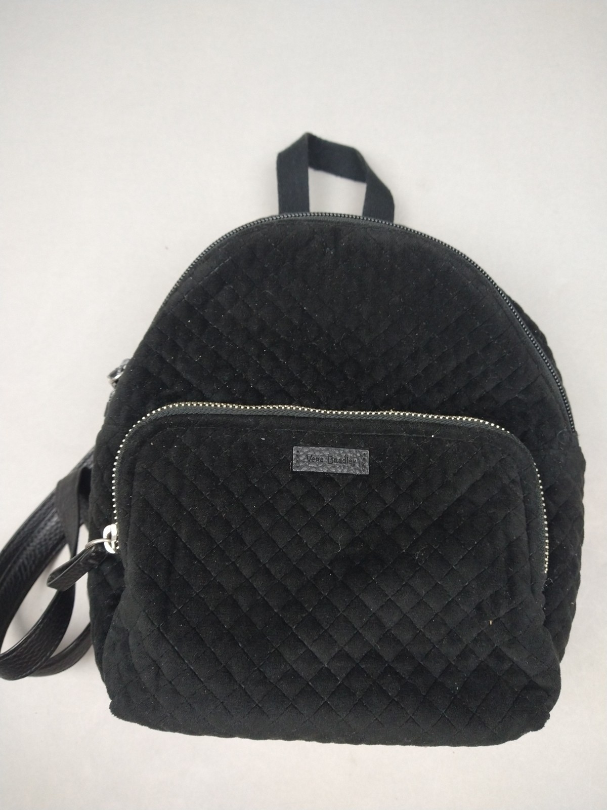 Vera Bradley Solid Black Mini Small Backpack Micr… - image 2