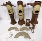 Vintage 1983 Kenner Star Wars ROTJ Ewok Village Playset Base Part Accessory Lot