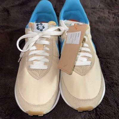 NIKE WAFFLE TRAINER 2 S.D DA2315 200 SHOE DOG PEARL WHITE LASER BLUE 9.0 No LID