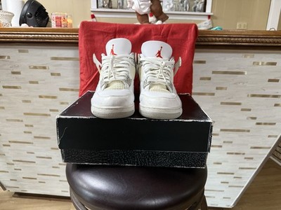 Jordan 4 Retro White Oreo Size 13 Pre-Owned CT8527-100 Grey