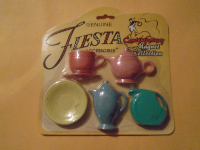 Genuine Fiesta Refrigerator Magnets Contemporary  Collection SEALED Fiestaware
