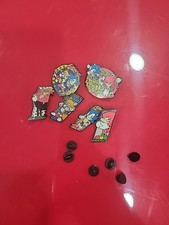Sonic The Hedgehog Pin Vintage Set Toy Enamel Figure Rare Numskull Sega