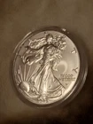 Stunning 2025 American Silver Eagle Dollar in Capsule BU ASE 🇺🇸 999 STERLING