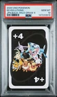 2020 UNO POKEMON JAPANESE BACK-WILD-DRAW 4 EEVEELUTIONS PSA 10