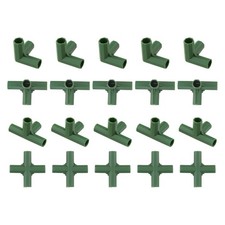 Garden Frame Connectors 11mm Inner Diameter for Easy Installation Pack of 20