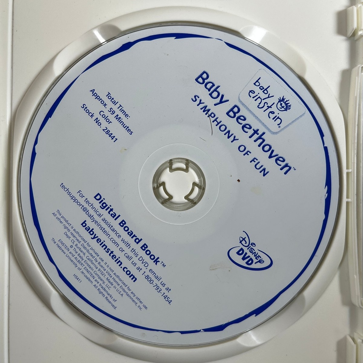Baby Einstein Baby Beethoven Symphony Of Fun DVD 2002 Disney Ages