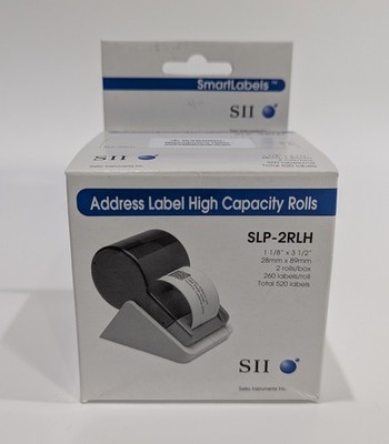 SLP2RLH Self-Adhesive Address Labels 1-1/8 x 3-1/2 White 520/Box