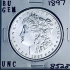 1897 BU GEM MORGAN SILVER DOLLAR UNC MS+++ U.S. MINT RARE COIN 8528