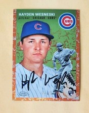 2023 Topps Chrome Platinum Orange Toile Refractor /25 Hayden Wesneski Rookie RC