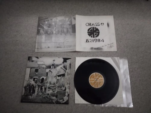 CRASS - LP - THE FEEDING OF THE FIVE THOUSAND - SMALL WONDER - WEENY 2 - 45 RPM