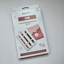 Knitpro Zing DPN Set 6 inch, 5 Sizes Double Pointed Knitting Needles